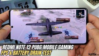 Xiaomi Redmi Note 12 Pro PUBG Mobile Gaming test | Dimensity 1080, 120Hz Display