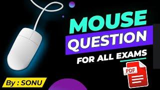 Computer Mouse Questions and Answers | Multiple choice MCQ Question answers PDF for Competitive exam