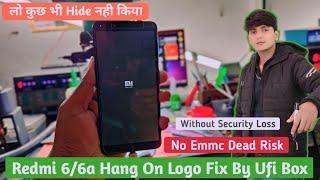 Redmi 6a Hang On Logo Problem Solution By Ufi Box || Redmi 6a Restart Problem After Flashing 2024