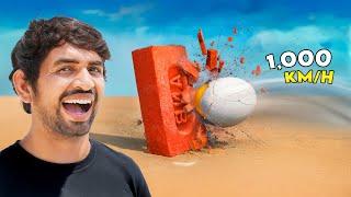 World's Most Powerful Egg- 1000 Km/h | क्या यह अंडा ईंट को तोड़ सकता है ?