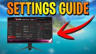 The BEST Gaming Monitor Settings 2023