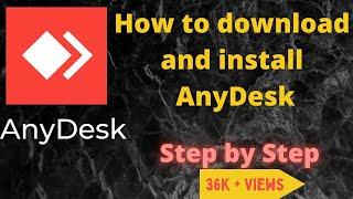 How to download and install AnyDesk in Desktop / Laptop || Step by Step || 2021