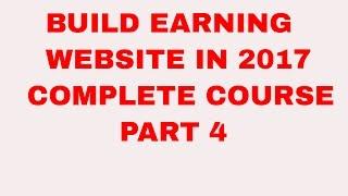 Build an Earning Website in HTML-5 2017 complete course Making Image Slider Part 4