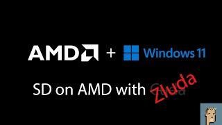 March 2024 - Stable Diffusion with AMD on windows -- use zluda ;)