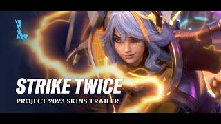 STRIKE TWICE | PROJECT 2023 Skins Trailer - League of Legends: Wild Rift