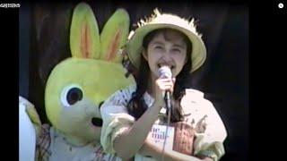 19900505越智静香（向ヶ丘遊園のロマンティックウィークエンドのイメージガールお披露目）