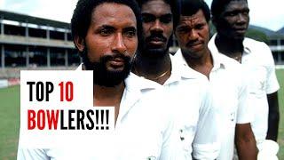 Top 10 Most Dangerous West Indian Bowlers| Most destructive and feared cricket bowlers of all time.