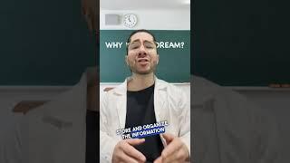 Why do we dream? #sleep #sleepprofessor #dreams #shorts