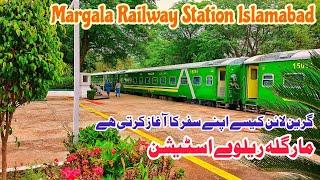 Trains Working at Margala Railway Station Islamabad #travel #islamabad