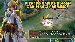 DARI AWAL GAK DIKASI FARMING MUSUH SOMBONG! GINI CARA GW BALIKIN KEADAAN | TOP GLOBAL MIYA - MLBB