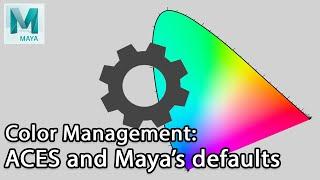 Color Management in Maya: ACES default