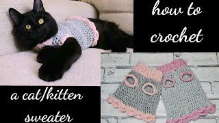 How To Make: A Cat/Kitten Sweater