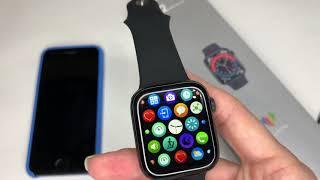 Обзор Смарт часов X22 (лучшая копия Apple Watch 6) настройка на телефон 