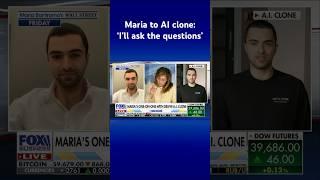 Maria Bartiromo interviews lifelike A.I. clone that can preserve your personality #shorts