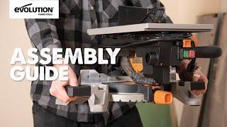 Evolution R210MTS-G2 210mm Convertible Mitre/Table Saw Assembly Guide