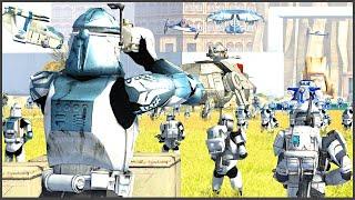 АТАКА КЛОНОВ НА ГОРОД-КРЕПОСТЬ! ► Men of War: Star Wars Mod Battle Simulator