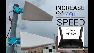 LPDA External Antenna for TP Link MR600 | Increase your 4G Internet speed.