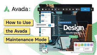 How to Use the Avada Maintenance Mode