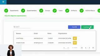 Step 02: Register Experimenters