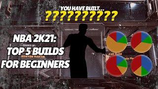 NBA 2K21 Top 5 Builds For Beginners! Timestamps in description