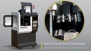 2024 Newest! Cheap! Affordable Small 5 Axis CNC Machining Center for Hobby | YORNEW Small CNC