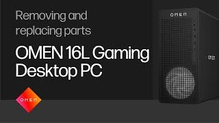 Removing and replacing parts | OMEN 16L Gaming Desktop PC TG03-0000a | HP Support