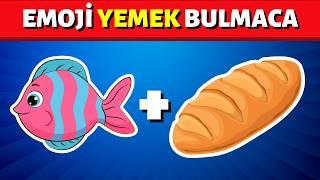 EMOJİ İLE YEMEK BULMACA  Emojilerle Yiyecek ve İçecek Tahmin Oyunu | Emoji Bilgi Yarışması