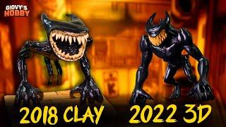 Making Clay BATIM Beast Bendy and 3D BATDR Beast Bendy