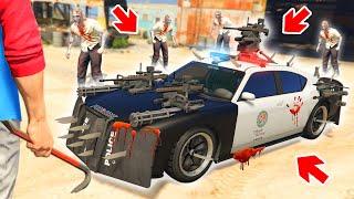 STOLE A POLICE CAR WITH SAW IN GTA 5 ONLINE! - BATTLE OF THIEVES WITH ZOMBIES IN GTA 5 ONLINE