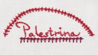 How to Sew a Palestrina Stitch - Hand Embroidery