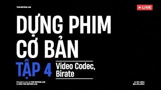 Học Dựng Phim Cơ Bản - Tập 4: Video Codec, Birate Là Gì? Những Kiến Thức Cơ Bản Cần Biết