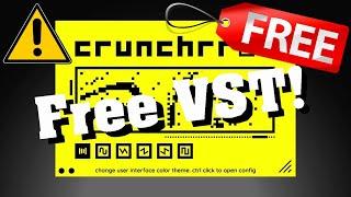 【New Free VST!】Dope! Best Free Bit Crusher VST Plugin? crunchrr by blepfx