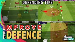 SMART DEFENDING TIPS | IMPROVE YOUR DEFENCE IN PES 2021 MOBILE