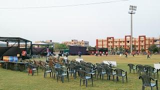 CRICKET MATCH IN SANGAM UNIVERSITY ️||