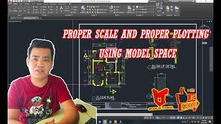 Proper scale and Proper plotting using model space