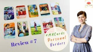 #macards PERSONAL BOUNDARIES - MACards Deck Review #7 & Exercise ( #pickacard )