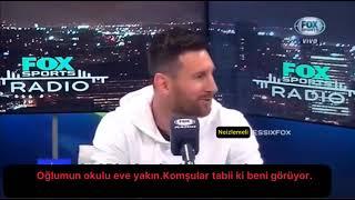 Messi: Baba olmak beni değiştirdi️ Mateo yenilsek de umursamaz (Türkçe Çeviri)