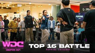 funkin ladies vs Double U | Popping Top 16 | WDC Singapore 2024 | RPProds