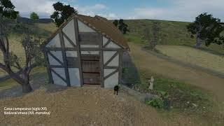 3D virtual reconstruction of Medieval House from Portilla Village (Blender)