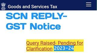 GST Notice Seeking Clarification for New Registration | GST Query raised | Pending For Clarification