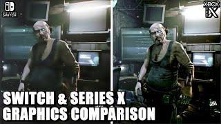 Nintendo Switch vs Series X Observer Comparison (Cyberpunk Game)