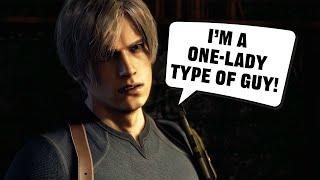 Leon Kennedy loves Puns in  Resident Evil 4 Remake