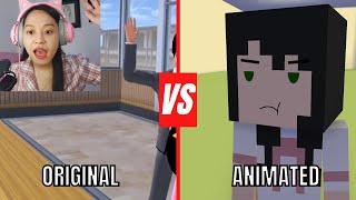 Original vs Animation - Fanny Tjandra Animated - Sakura School Simulator