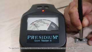 Presidium Gem Tester II (PGT II) - Performing a test and Reading Results