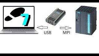 How to UPLOAD program from SIEMENS PLC 300 using PC ADAPTER USB A2 to SIMATIC MANAGER STEP 7