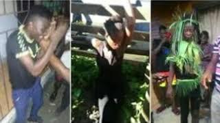 Yahoo plus: Lady gets beaten by mob after accusing a boy of stealing her pant