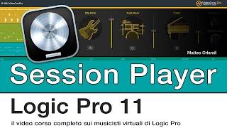 Tutorial Logic Pro 11: Session Player - i musicisti virtuali di Logic Pro