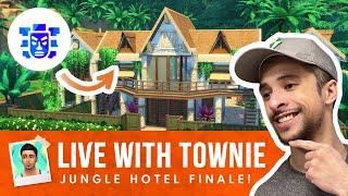 Designing the Spa & Lobby of Our Sims 4 Jungle Hotel!