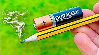 The strangest way to make a soldering iron with a pencil 