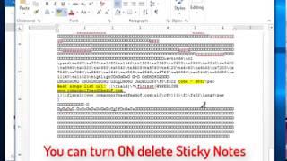 How To Recover Deleted Accidentally Deleted Sticky Notes In Microsoft Windows